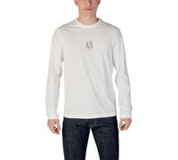 Armani Exchange Cream Cotton Long Sleeve T-Shirt - IT44 | S