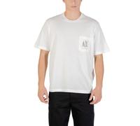 Armani Exchange Cream Cotton T-Shirt - IT52 | XL