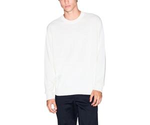 Armani Exchange Cream Viscose Sweatshirt - IT44 | S