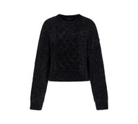 Armani Exchange - Cropped Sweater - - Knitwear - Donna - Nero - M
