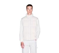 Armani Exchange Cross Gender, Zip Closure Logo Patch Piumino, Wind Chime, M Uomo