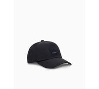 Armani Exchange Curved Visor On Tone Front Logo Patch Cappellino da Baseball, Zaffiro Scuro, Taglia Unica Uomo