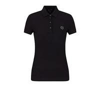 Armani Exchange Evergreen Polo, Nero (Black 1200), Small Donna
