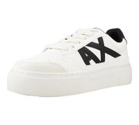 Armani Exchange Donna Kurt, Color Contrast, Chunky Sole Sneaker, off White Black, 41