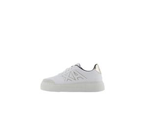 Armani Exchange Donna Kurt, Color Contrast, Chunky Sole Sneaker, Op White Pale, 36.5 EU