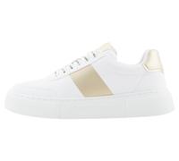 Armani Exchange Donna Kurt, Logo Laces, Side Colour Band Sneaker, Op White Pale, 39 EU