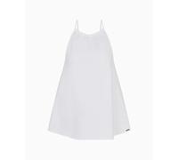 Armani Exchange Donna Seven Magic Mountains, Sustainable, Logo in Metallo, vestibilità Normale, Bianco, S, Bianco Ottico, S