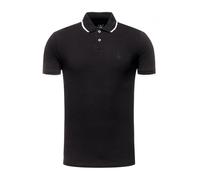 Armani Exchange Double Stripe Polo, Nero (Black 1200), X-Small Uomo