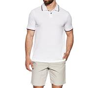 ARMANI EXCHANGE Double Stripe Polo Uomo, Bianco (Bianco 1100), XL