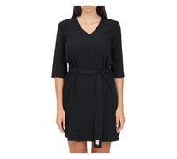 Armani Exchange, ,Dresses ,Donna ,Nero ,L Abito Svasato con Chiusura a Zip