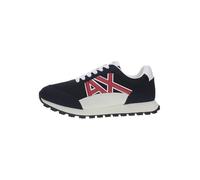Armani Exchange Drop, Scarpe da Ginnastica Uomo, Deep Navy+Cardinal, 44 EU