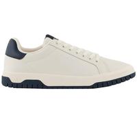 Armani Exchange Duck, Leather, Logo Back, Scarpe da Ginnastica Uomo, off White Navy, 39 EU