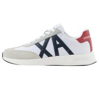 Armani Exchange Dusseldorf Contrast Logo Sneaker da Uomo, Op White Grey, 44 EU