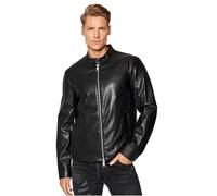 Armani Exchange Eco-Leather Blouson Bomber, Nero (Black 1200), Medium Uomo