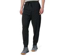 Armani Exchange Essential, all-Over Monogram Pantaloni di Tuta, Nero, L Uomo