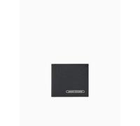 Armani Exchange Essential, Barcelona Side Lettering Logo, Portafoglio Bi-Fold da Uomo, Nero, Taglia Unica