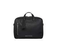 Armani Exchange Cartella da uomo Essential, Capri, doppia zip, taglia unica, Nero, One Size