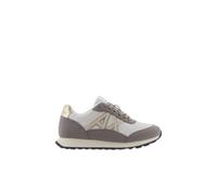 Armani Exchange Essential, Drop, Microsuede Details, Scarpe da Ginnastica Donna, Brown Bass off, 37.5 EU