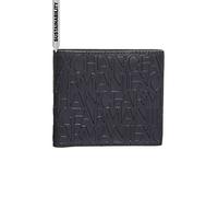 Armani Exchange Essential Ivan SLG, Logo all Over, Elegante e Funzionale Tasca per Monete Uomo, Nero, Taglia Unica