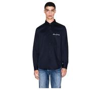 Armani Exchange Men's Essential, Logo Signature, vestibilità Normale, Blu, M, Navy Scuro, M