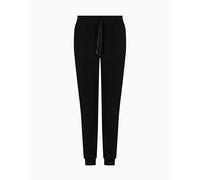 Armani Exchange Donna Essential, Logo Signature, Logo Lucido su Coulisse, Pantaloni della Tuta, Nero, XS, Nero, XS