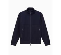 Armani Exchange Essential, Long Sleeve, Contrast Top Maglia di Tuta, Blu Scuro, L Uomo