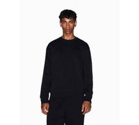 Armani Exchange Essential, Striped, Long Sleeve, Round Collar Maglia Tuta, Nero, L Uomo, Nero, L