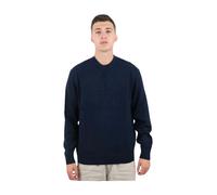 Armani Exchange - Felpa Blu Collo a Giro - - Knitwear - Uomo - Blu - S