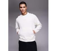 Armani Exchange - Felpa color crema con logo sul petto-Bianco 36