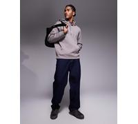 Armani Exchange - Felpa con cappuccio color cuoio con logo al centro-Marrone 38