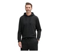 Armani Exchange - Felpa con cappuccio e logo all-over - - Sweatshirts & Hoodies - Uomo - Nero - L