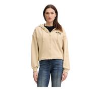 Armani Exchange - Felpa con zip e logo - - Sweatshirts & Hoodies - Donna - Beige - M