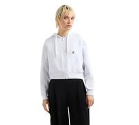 Armani Exchange, ,Sweatshirts & Hoodies ,Donna ,Bianco ,M Felpa con Cappuccio e Zip