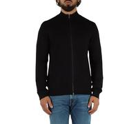 Armani Exchange Felpa da Uomo, a Maniche Lunghe, con Chiusura Lampo, Blu, XL, Navy Scuro, XL