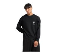 Armani Exchange Felpa da Uomo The Grid, Sustainable, con Logo Jacquard, Nero, XS