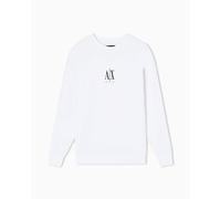 ARMANI EXCHANGE Felpa nero / bianco Donna ARMANI EXCHANGE S