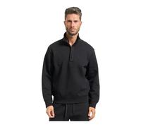 Armani Exchange - Felpa nera con collo alto e mezza zip - - Sweatshirts & Hoodies - Uomo - Nero - M