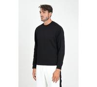 ARMANI EXCHANGE Felpe Uomo Nero Felpa girocollo Felpa girocollo impreziosita da