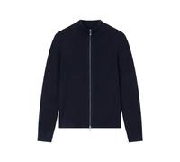 Armani Exchange - Full Zip Ribbed Cardigan - - Knitwear - Uomo - Blu - S