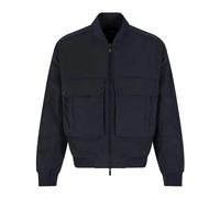 Armani Exchange - Giacca bomber in tessuto stretch con zip - - Jackets - Uomo - Blu - L