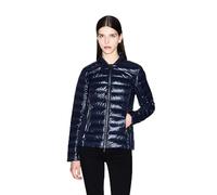 Armani Exchange Giacca da donna imbottita con logo laterale, taglia S, blu navy, S