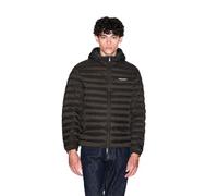 Armani Exchange Giacca da Uomo, a Maniche Lunghe, Imbottita, con Logo Lettering, Colore Cioccolato, XL, Marrone, XL