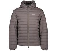 Armani Exchange Giacca da uomo, a maniche lunghe, imbottita, con logo Lettering, grigio scuro, XL, Dark Gull Gray, XL