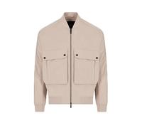 Armani Exchange Giacca da Uomo Blue Edition, Logo Patch Blouson, Stringa, XXL