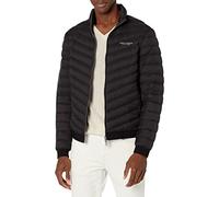 Armani Exchange Giacca uomo trapuntata Milano/New York con logo e zip Nero/Melange Grey XL