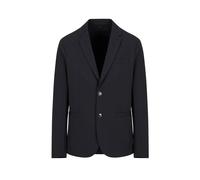 Armani Exchange - Giacca in twill con logo- maniche lunghe- multifunzionale - - Suits - Uomo - Blu - XS