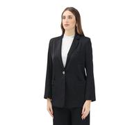 Armani Exchange Giacca Nera da Donna con Ricamo Logo 50