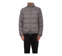 Armani Exchange Giacca da uomo Essential, a maniche lunghe, con logo Milano-New York, grigio scuro, M, Dark Gull Gray, M