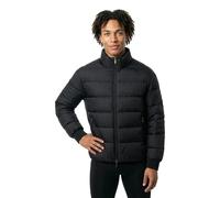 Armani Exchange Essential, Padded Monogram Logo Texture Giacca, Nero, S Uomo