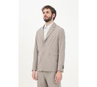 ARMANI EXCHANGE Giacche e Gilet Uomo Grigio Giacca monopetto color fango da uom